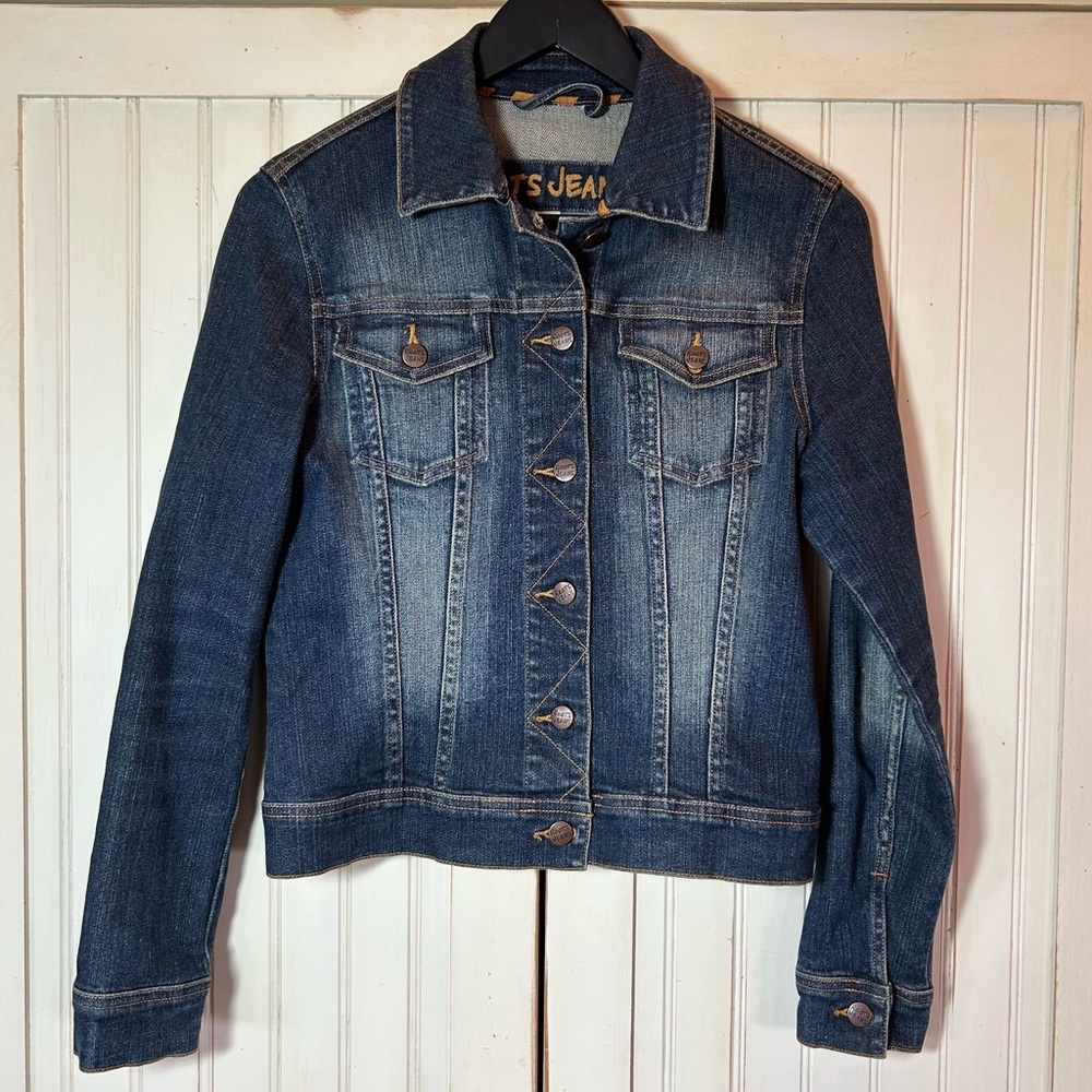 VINTAGE | Roots Jean Jacket Sz M EUC